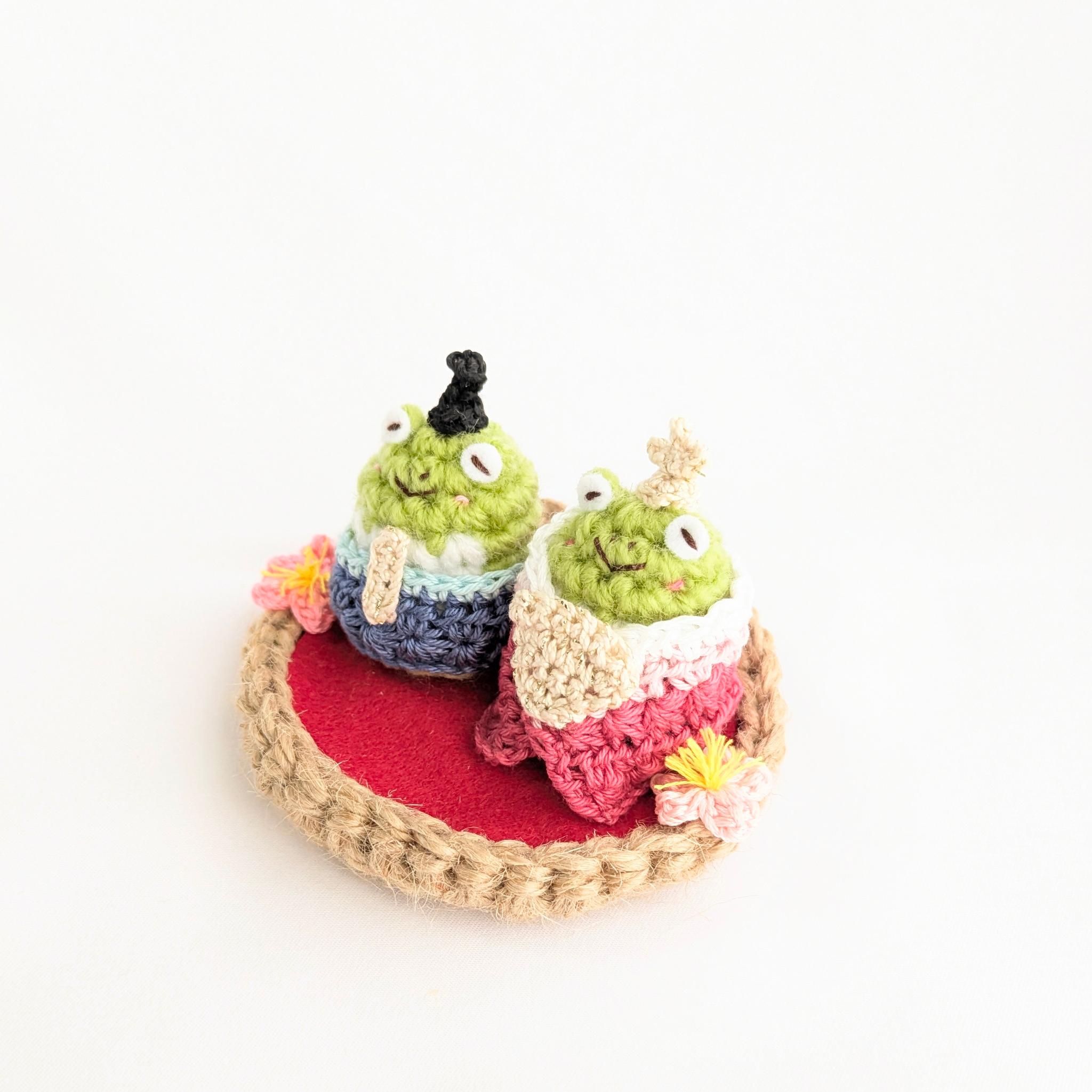 カエルさんの小さな雛人形 | 3枚目