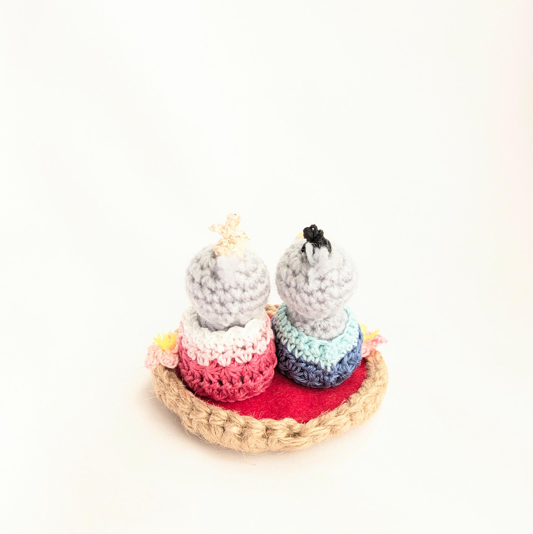 【受注制作】ハシビロコウさんの小さな雛人形 | 4枚目