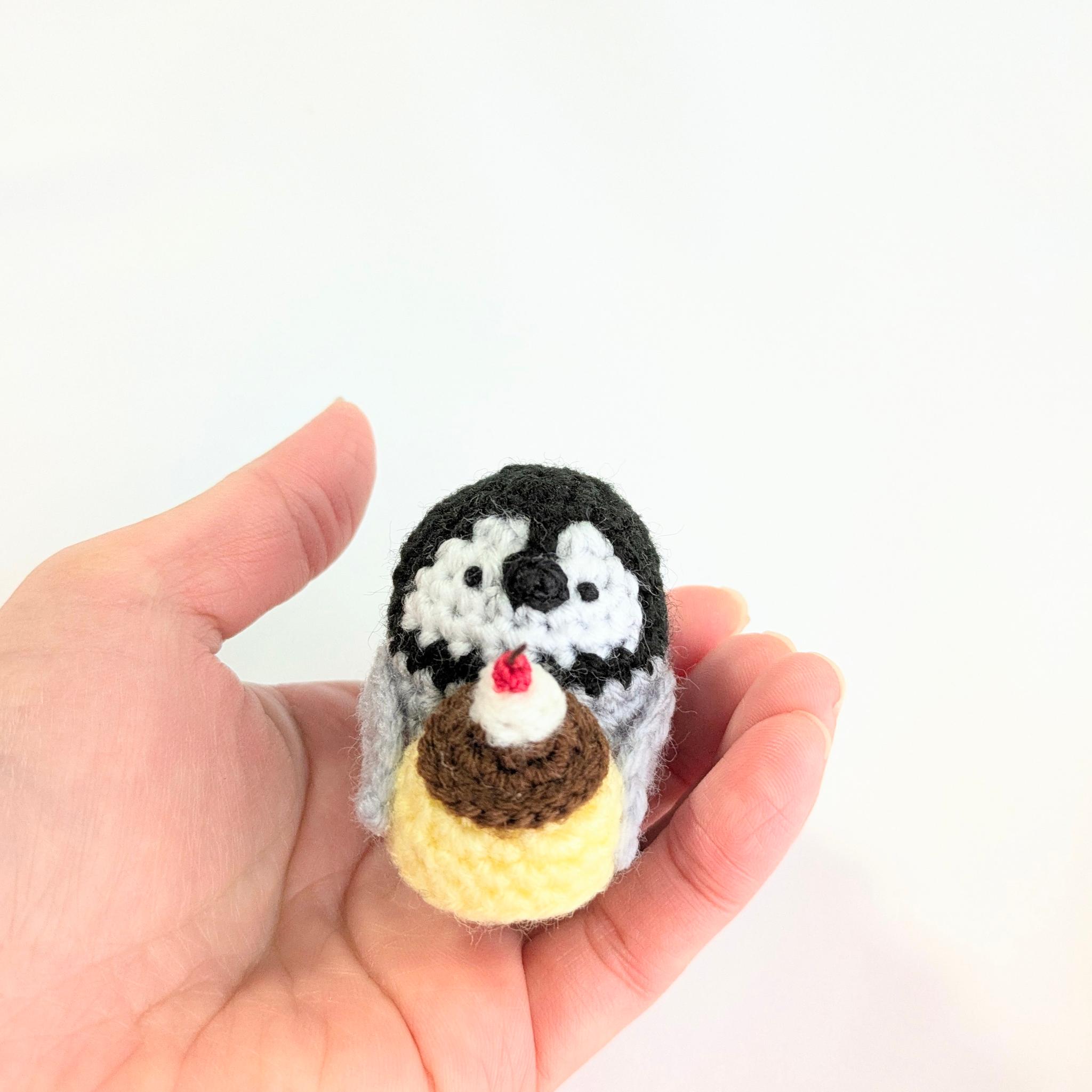 【受注制作】ペンギンさんのあみぐるみ（プリン） | 10枚目