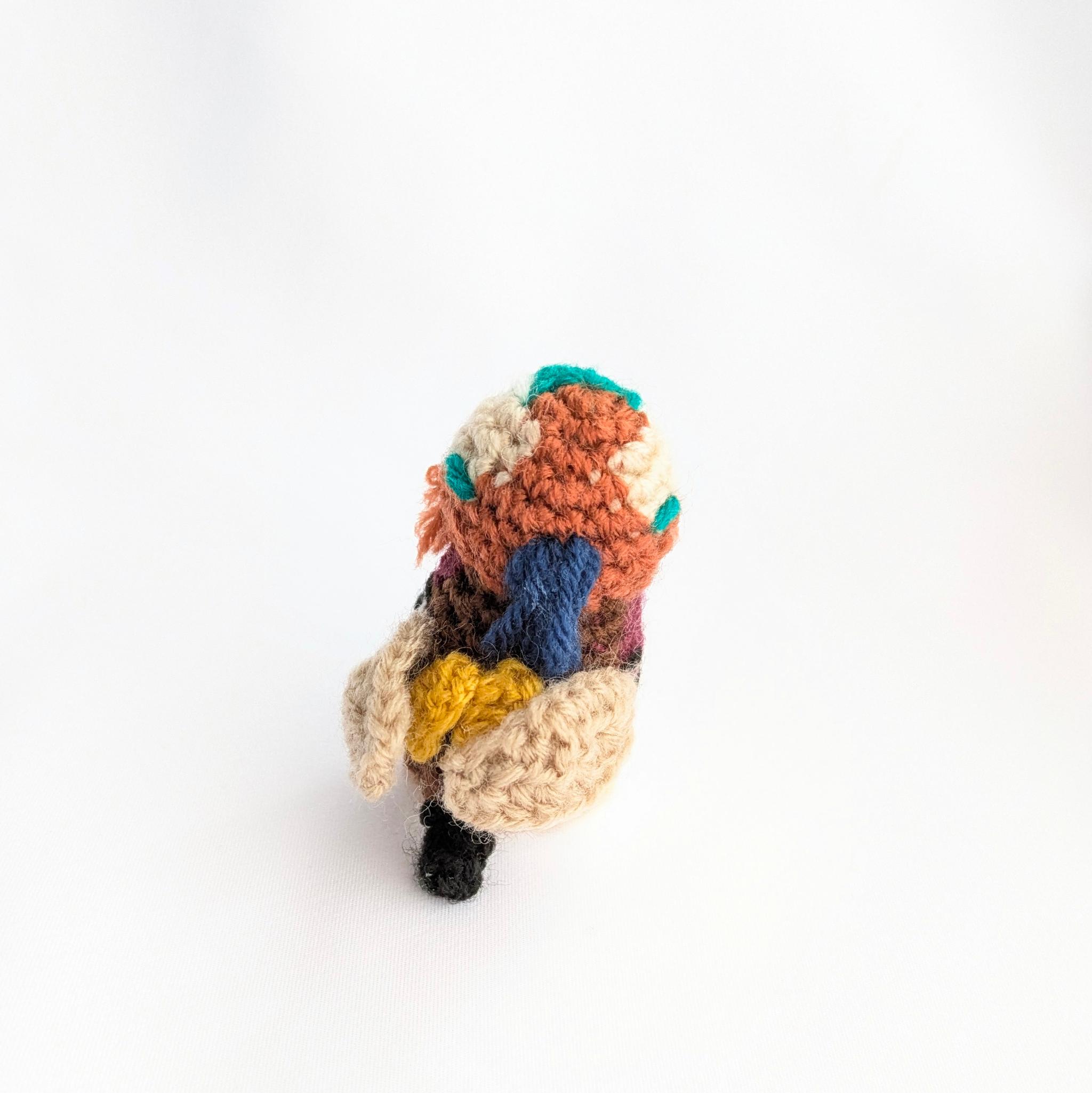 【受注制作】オシドリのあみぐるみ(オス) | 7枚目