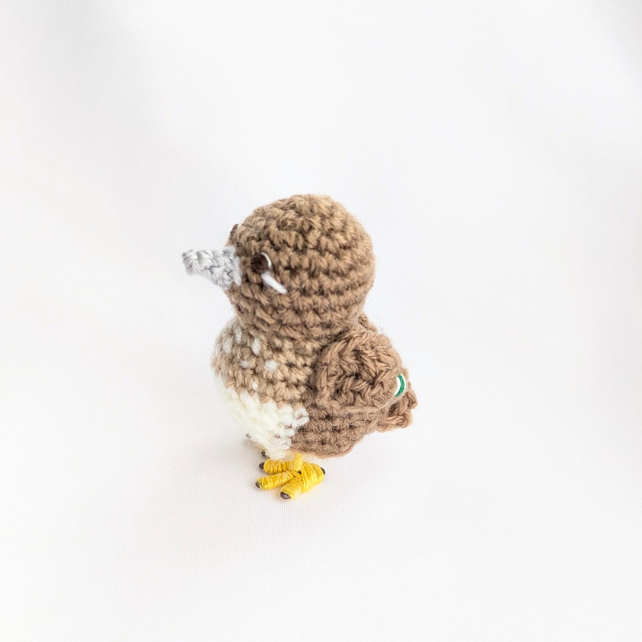 【受注制作】オシドリのあみぐるみ(メス)1枚目の画像