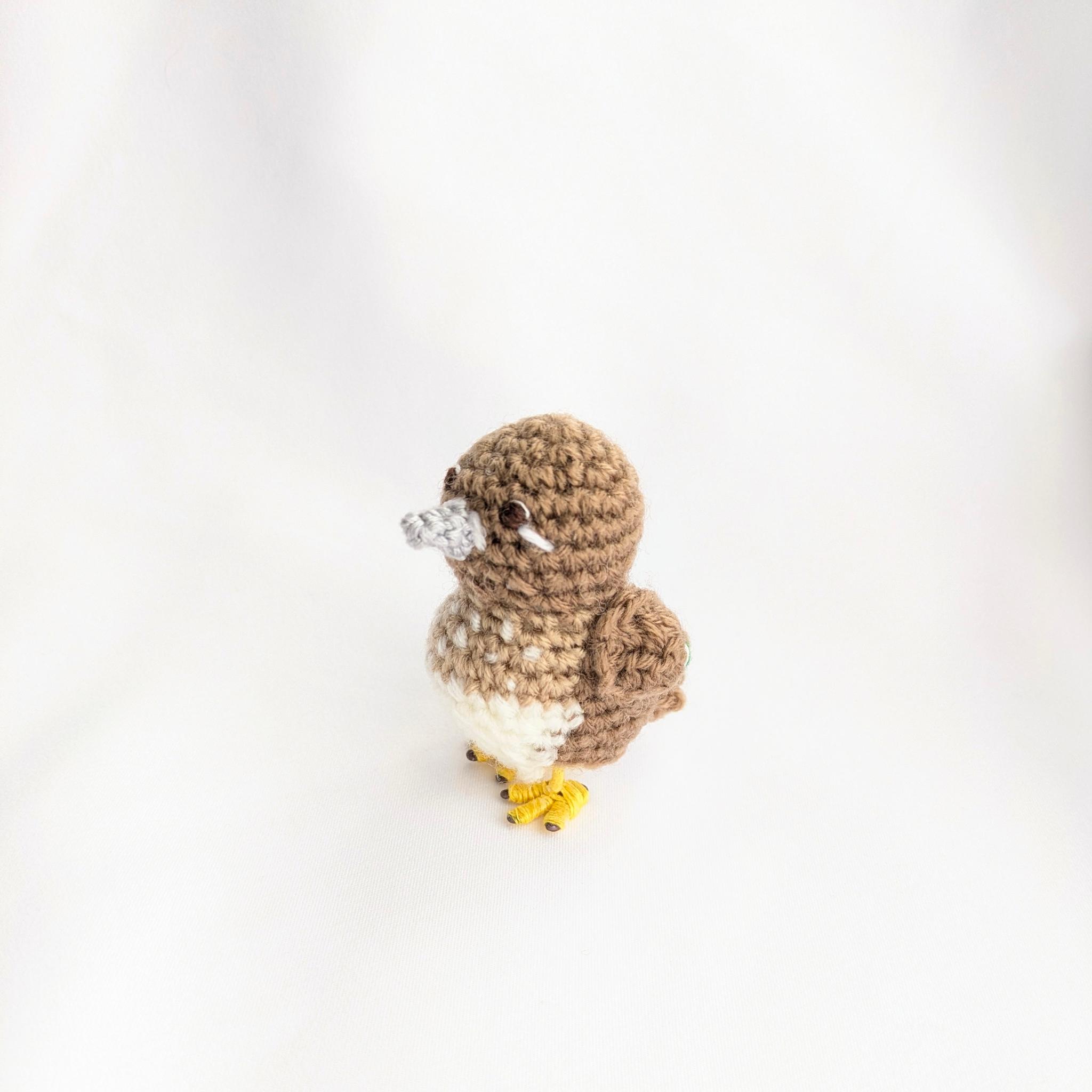 【受注制作】オシドリのあみぐるみ(メス) | 2枚目