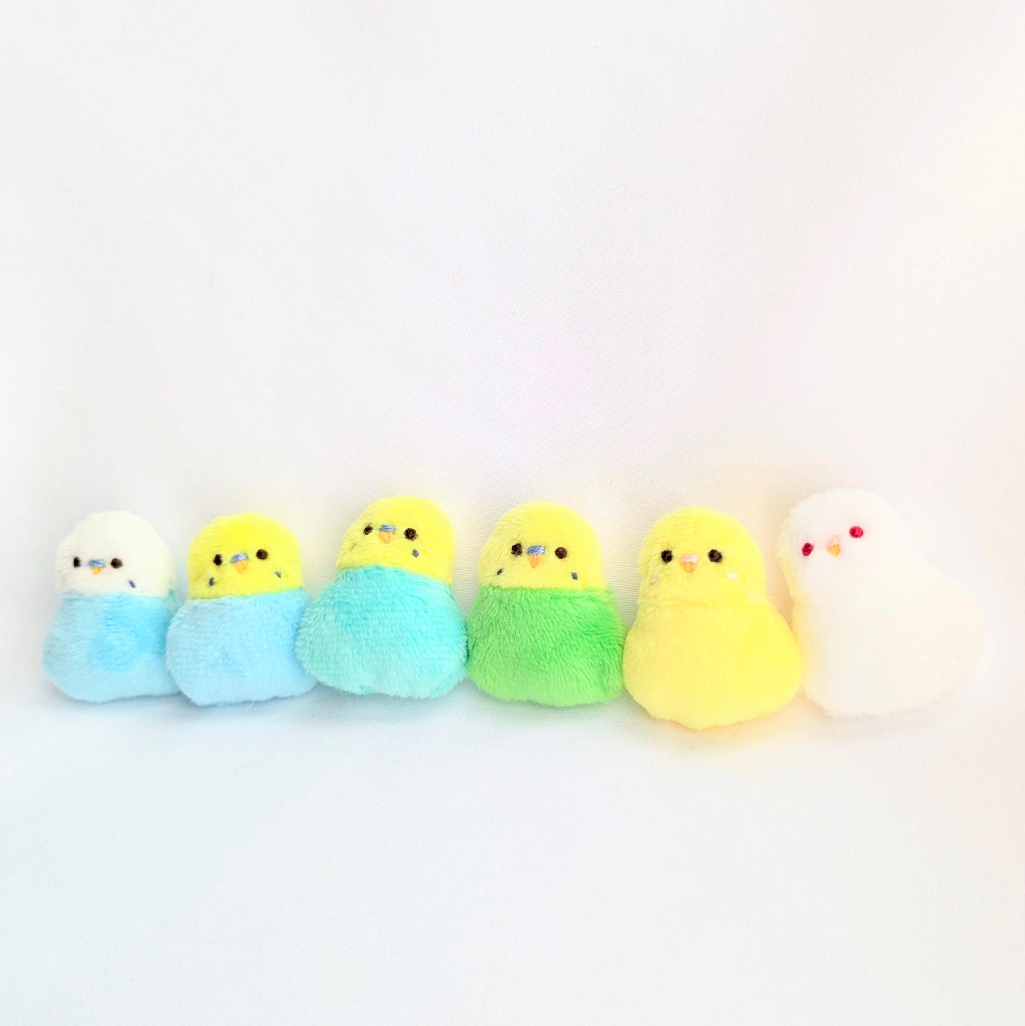 【受注制作】セキセイインコちゃんの小さなぬいぐるみ | 5枚目