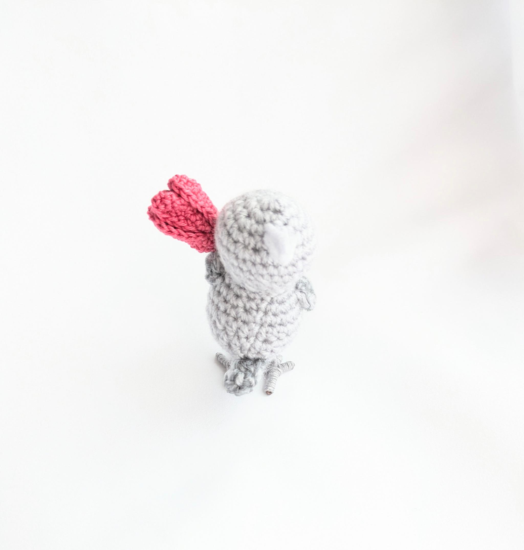 【受注制作】ハシビロコウのあみぐるみ(チューリップ) | 6枚目