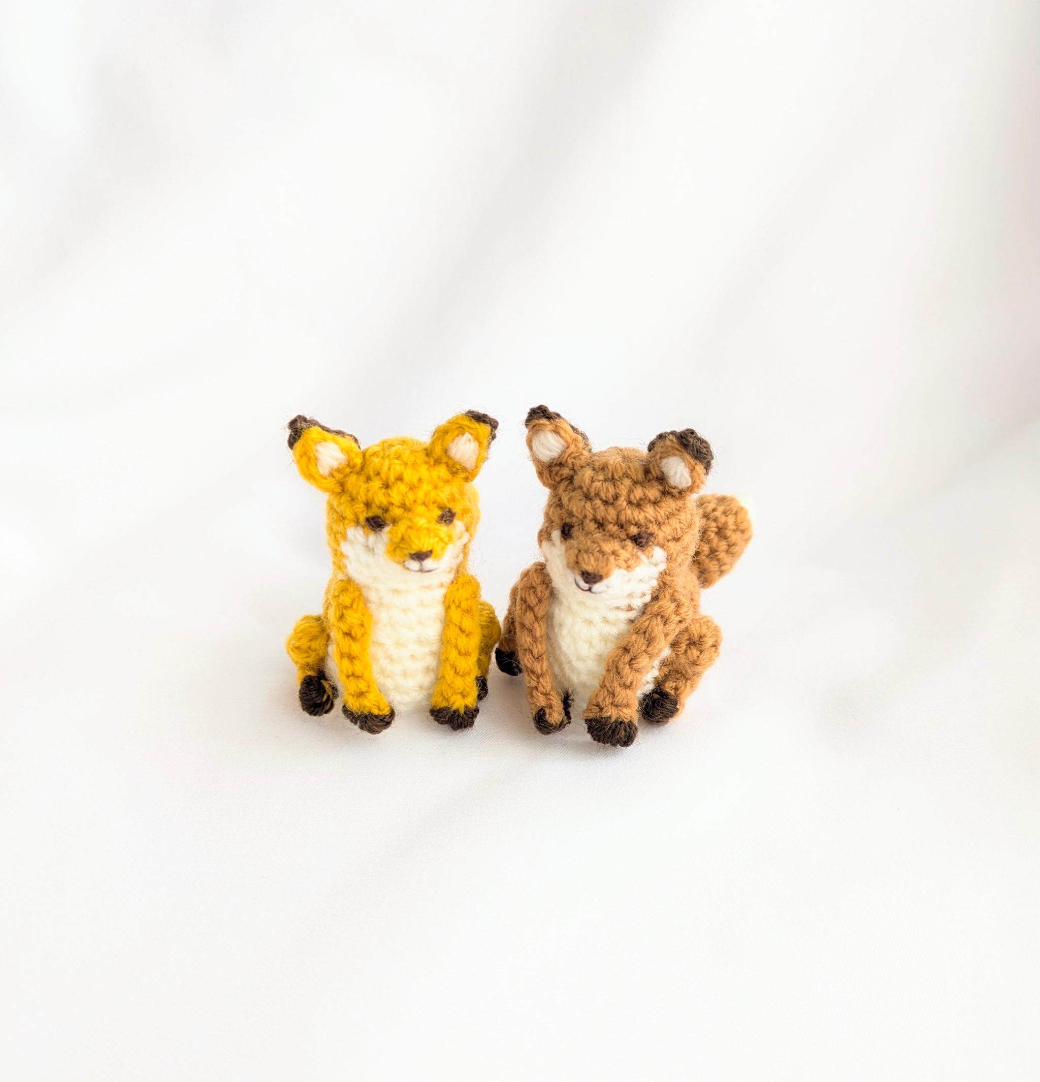 【受注制作】小さなキツネのあみぐるみ | 3枚目