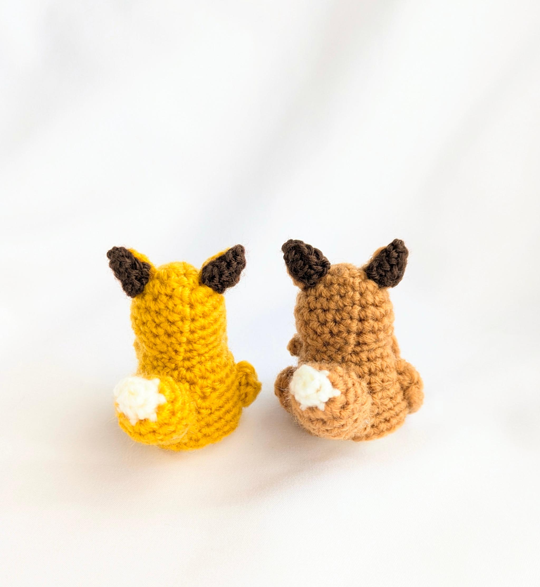 【受注制作】小さなキツネのあみぐるみ | 5枚目