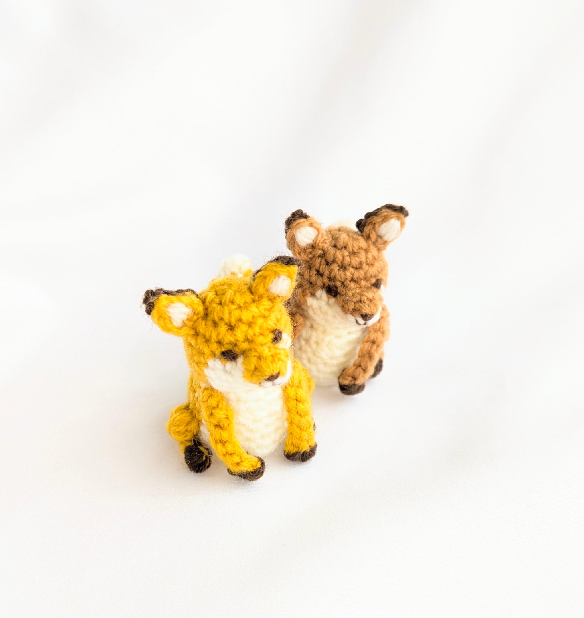 【受注制作】小さなキツネのあみぐるみ | 6枚目