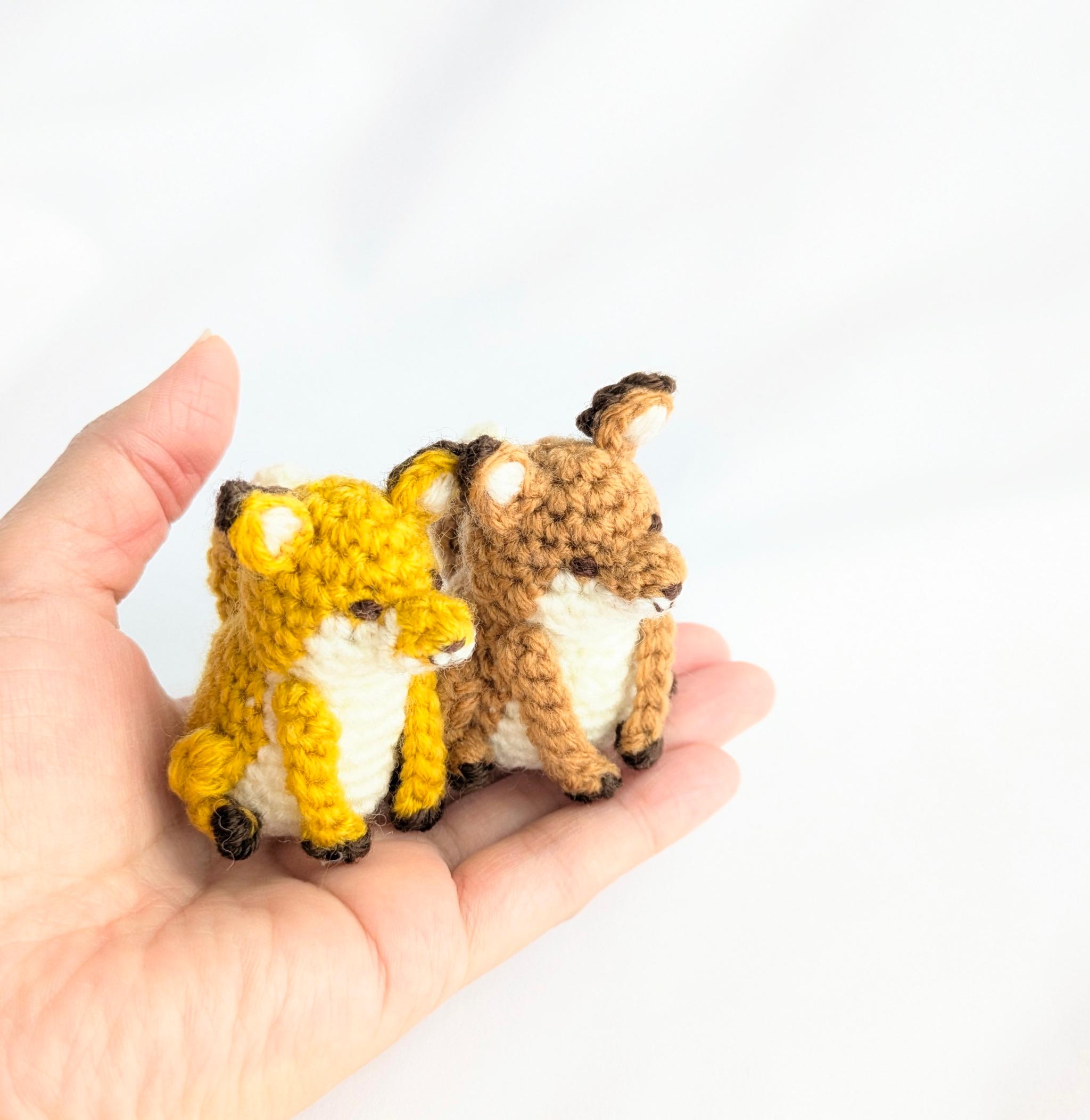 【受注制作】小さなキツネのあみぐるみ | 7枚目