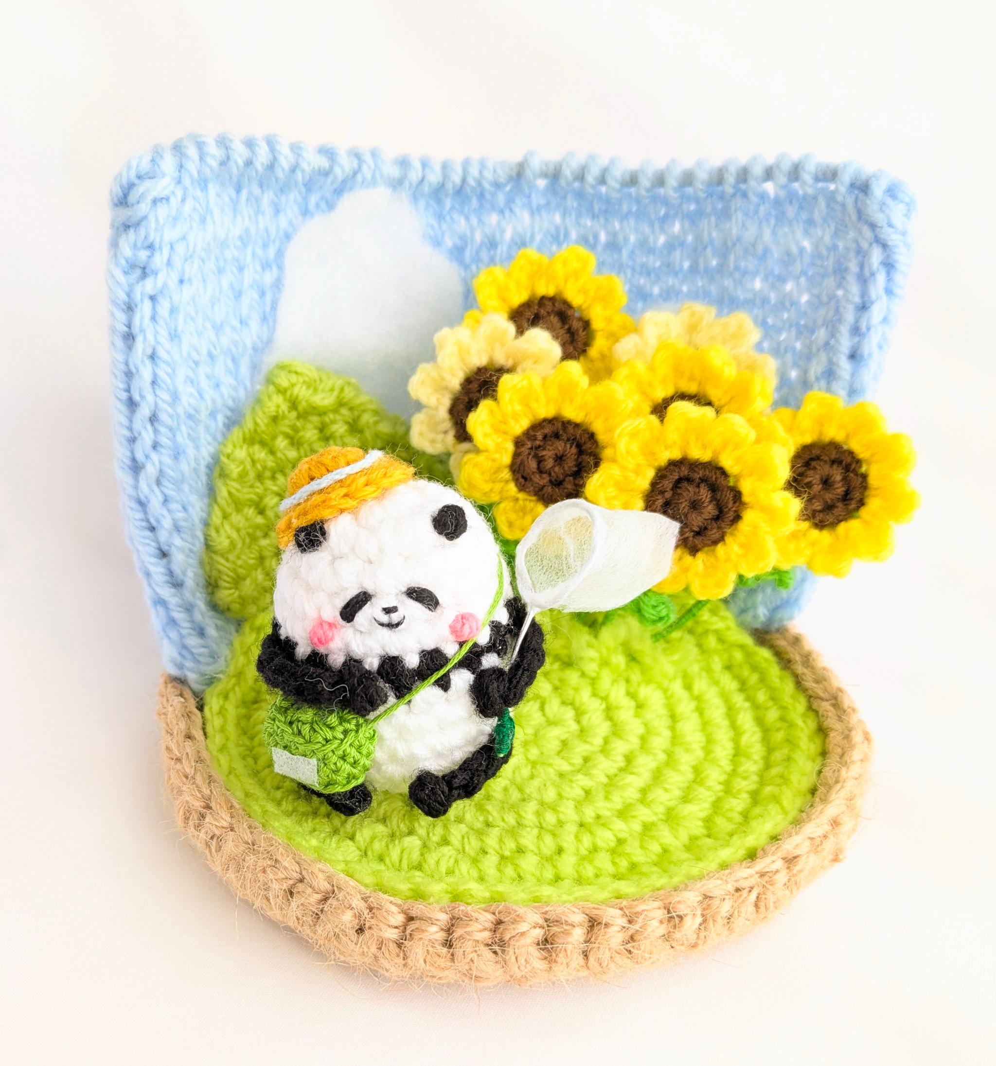 【受注制作】夏の思い出パンダさん1枚目の画像