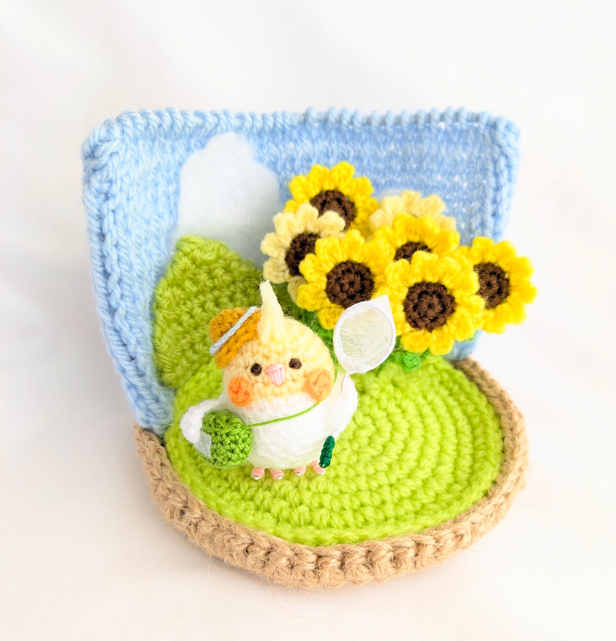 【受注制作】夏の思い出オカメインコちゃん1枚目の画像