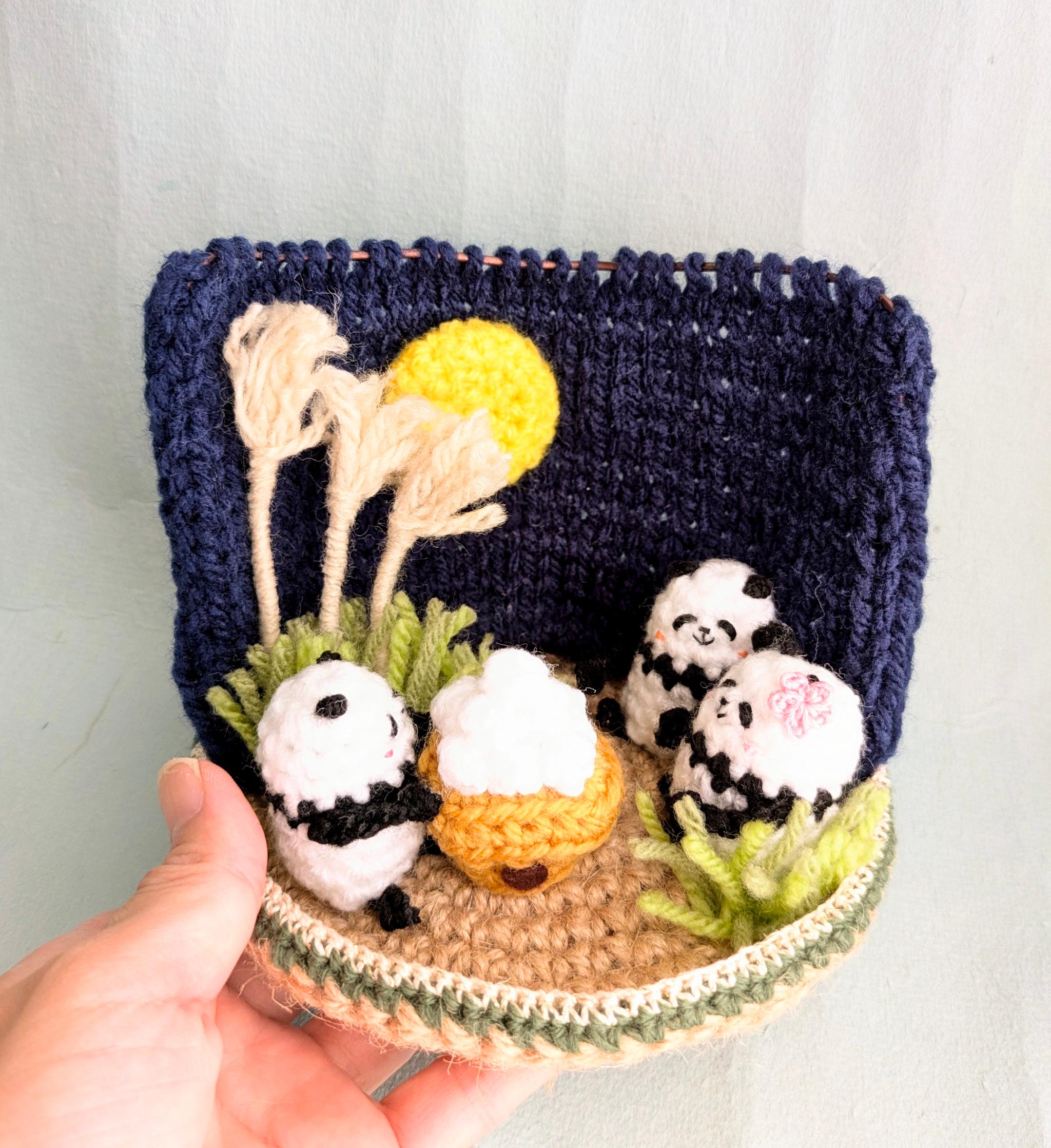 【受注制作】お月見パンダさん | 6枚目