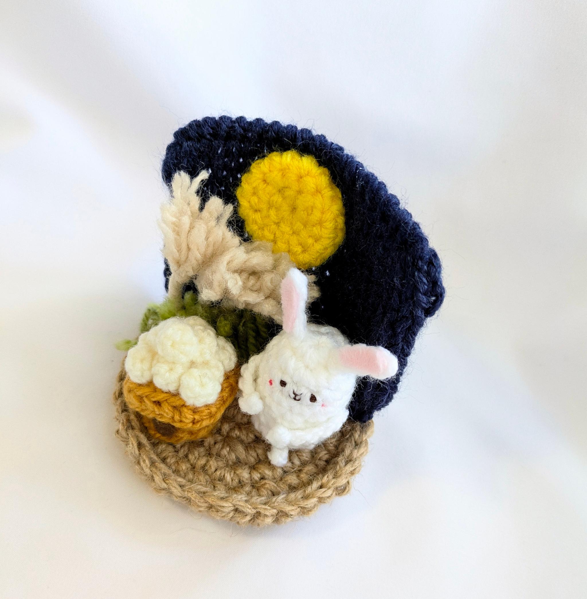 【受注制作】お月見ウサギさんの小さな置物 | 6枚目