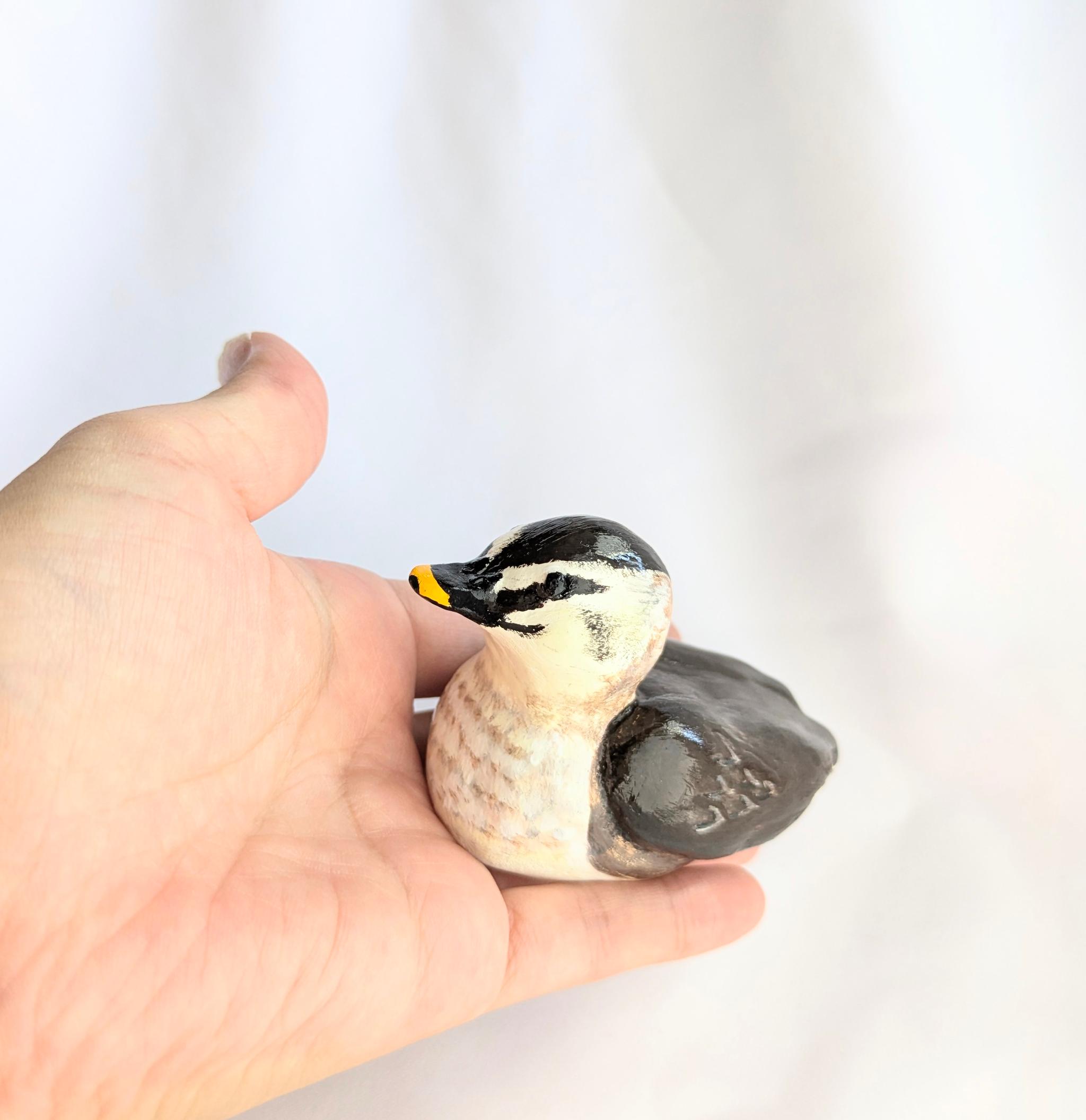 カルガモさんの置物（粘土細工） | 5枚目