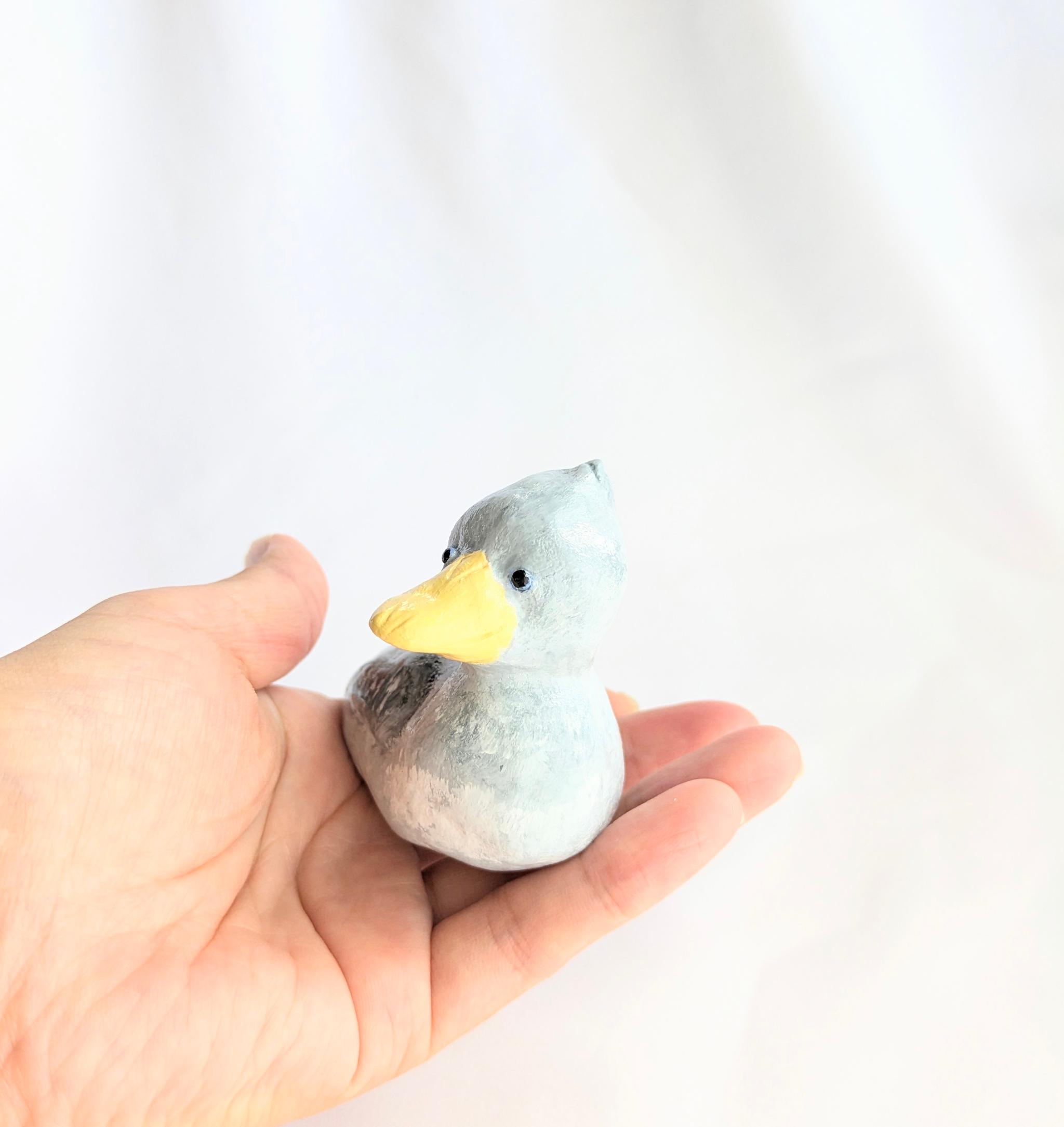 ハシビロコウさんの置物（粘土細工） | 2枚目