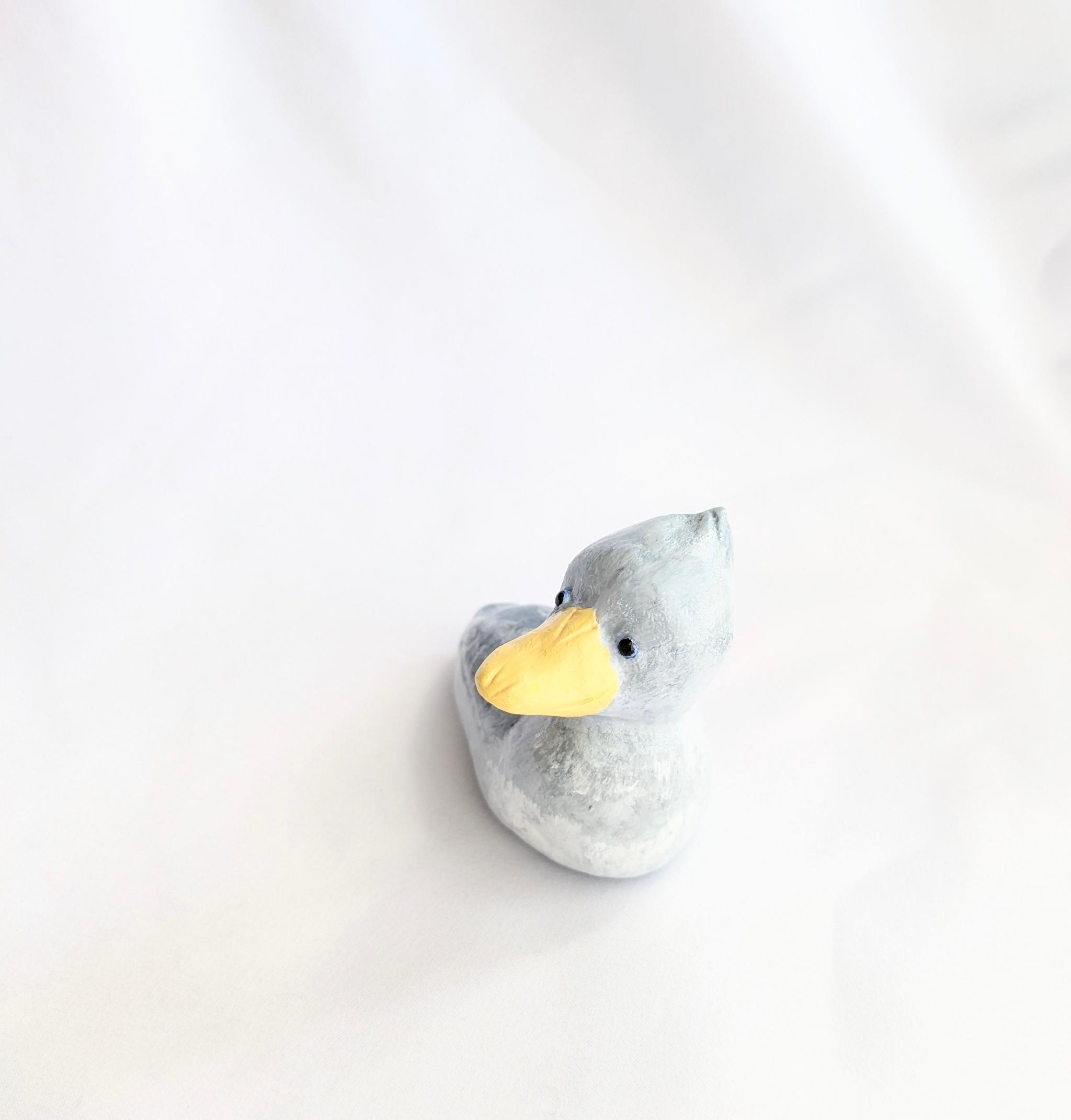 ハシビロコウさんの置物（粘土細工） | 6枚目