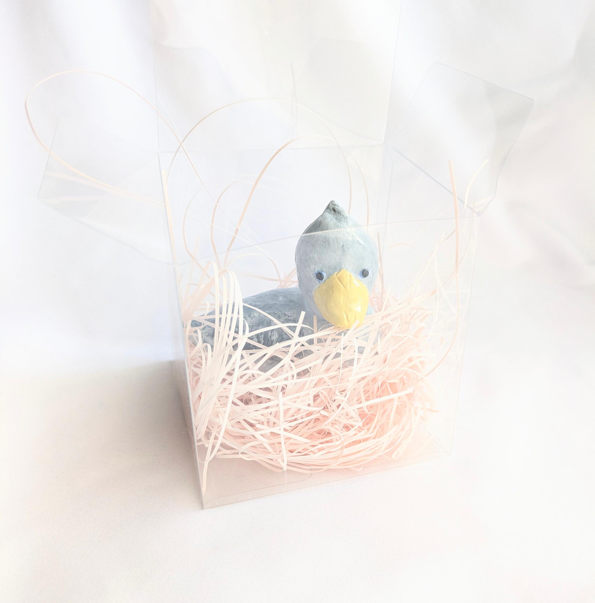 ハシビロコウさんの置物（粘土細工） | 8枚目