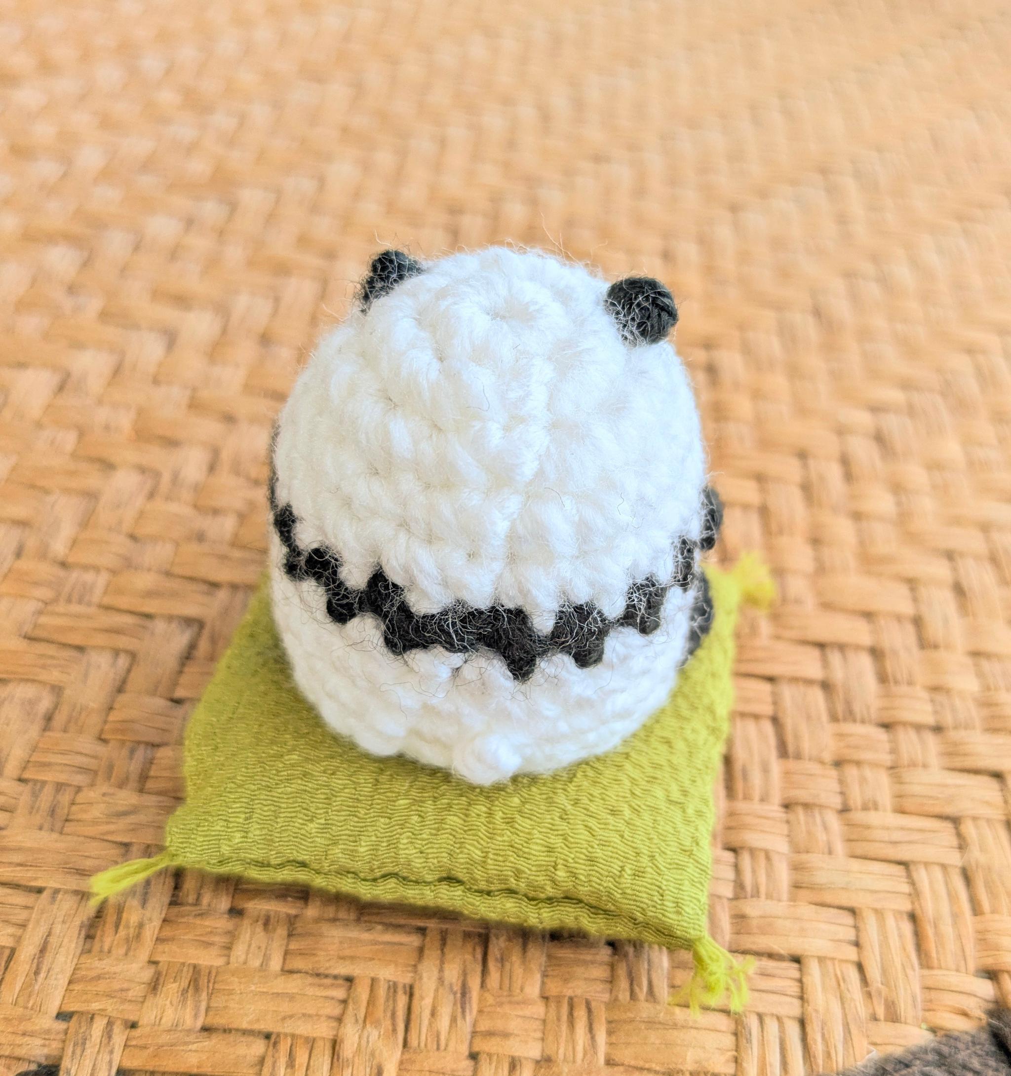 【受注制作】どら焼き大好き♡パンダさんのあみぐるみ | 7枚目