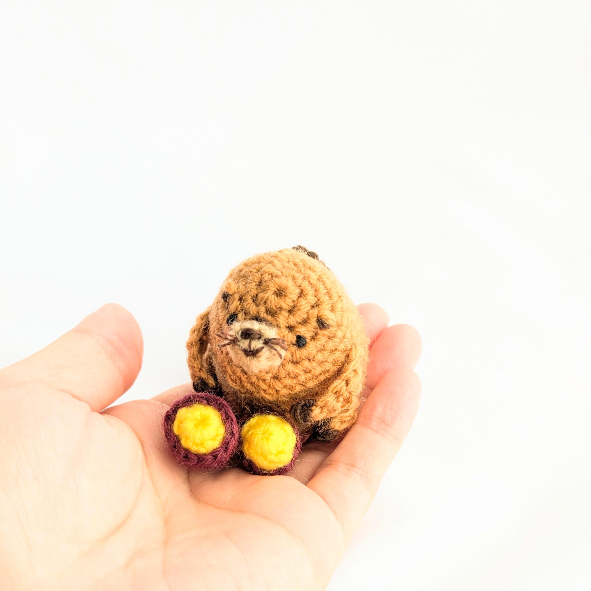 【受注制作】さつまいも大好きビーバーさんのあみぐるみ | 4枚目