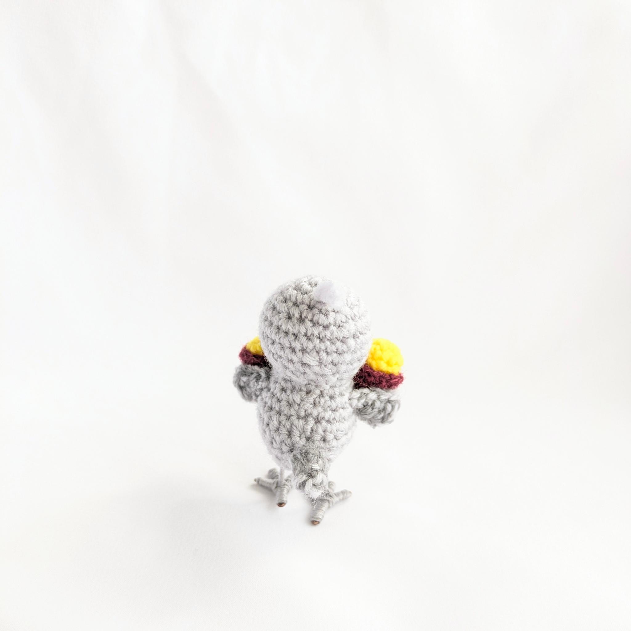 【受注制作】ハシビロコウのあみぐるみ(焼き芋) | 7枚目