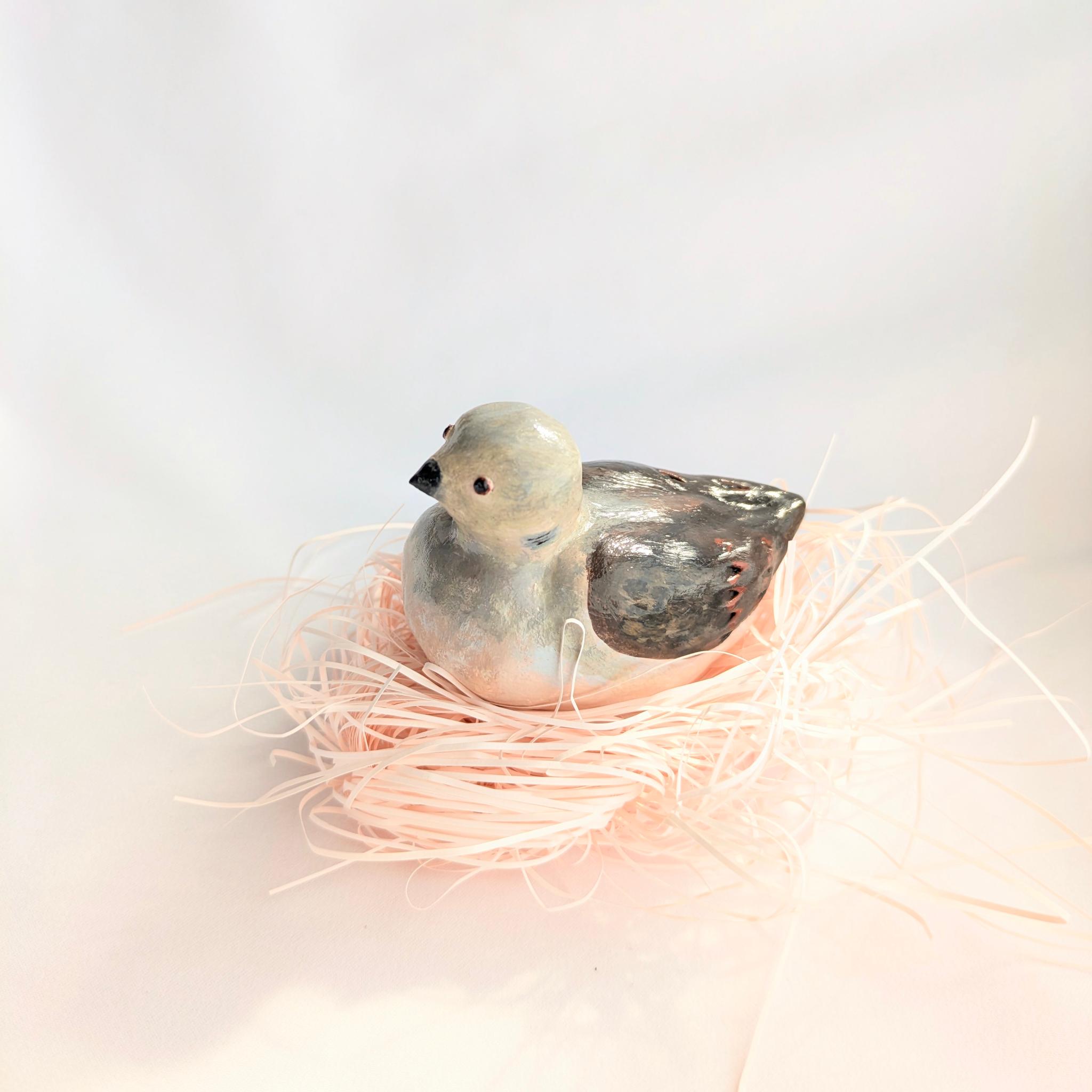 キジバトさんの置物（粘土細工） | 6枚目