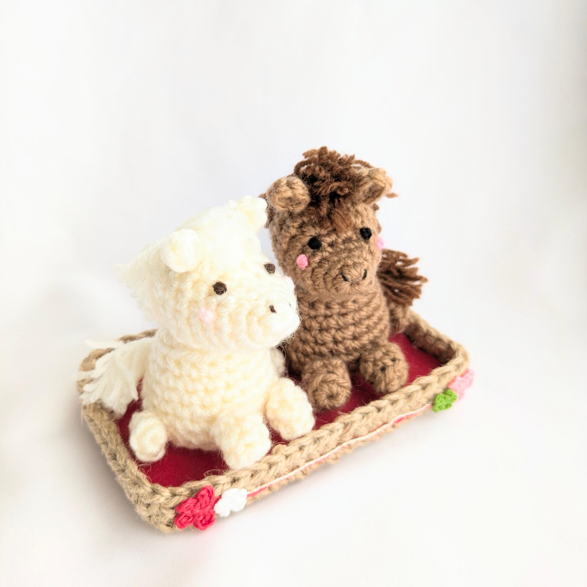 【受注制作】干支の置物「なかよし午(うま)さん」 | 3枚目