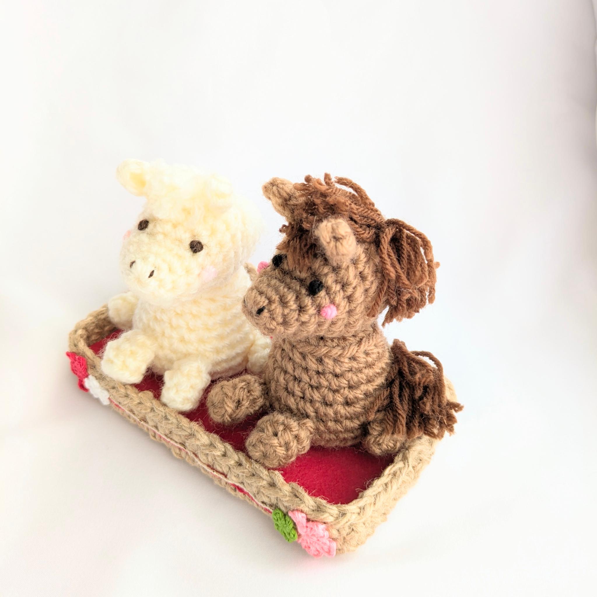 【受注制作】干支の置物「なかよし午(うま)さん」 | 4枚目