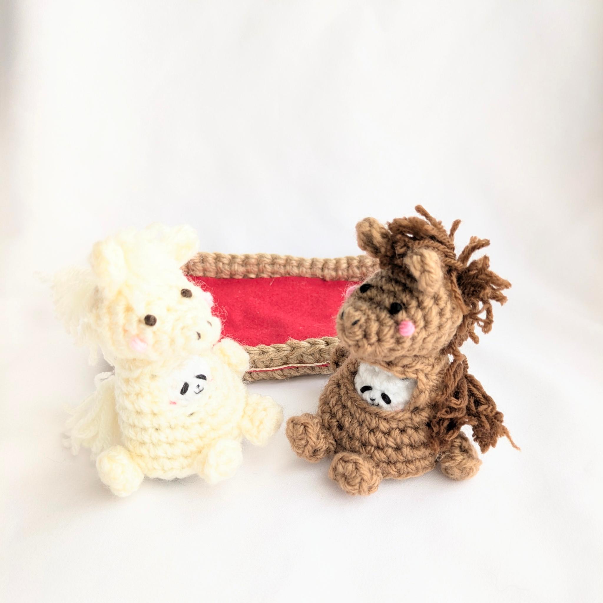 【受注制作】干支の置物「午(うま)のキグルミパンダさん」 | 6枚目