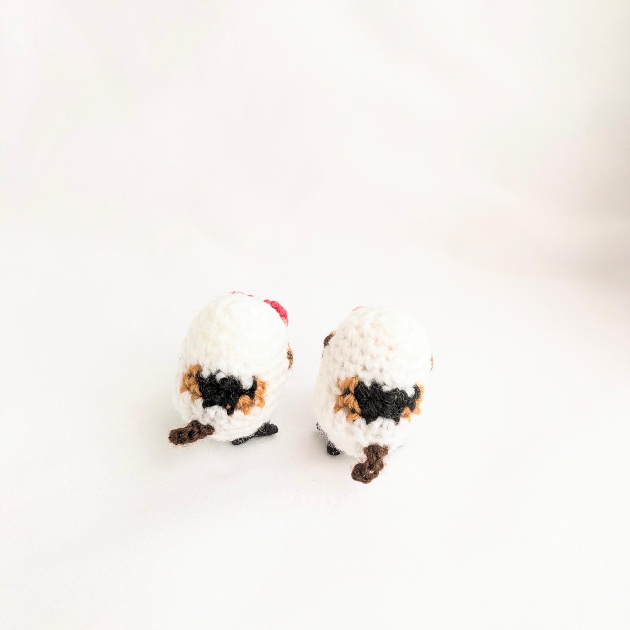 【受注制作】ハート持ち♡小さなシマエナガのあみぐるみ | 9枚目