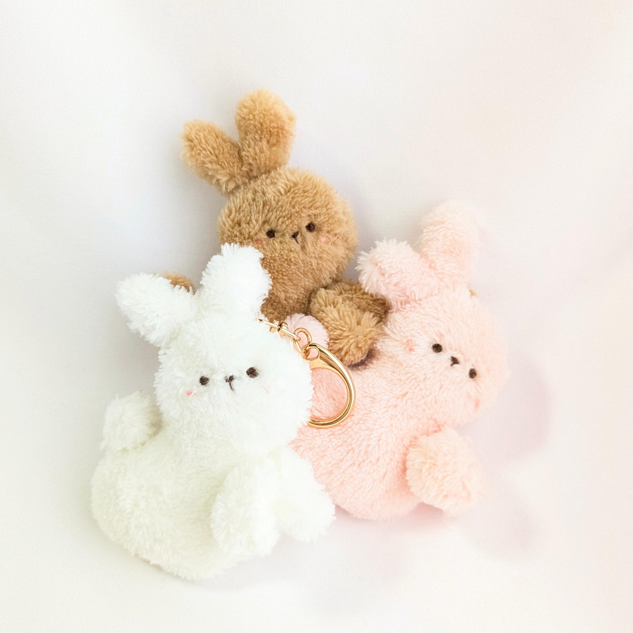 【受注制作】ふわふわうさぎちゃんキーホルダー | 3枚目