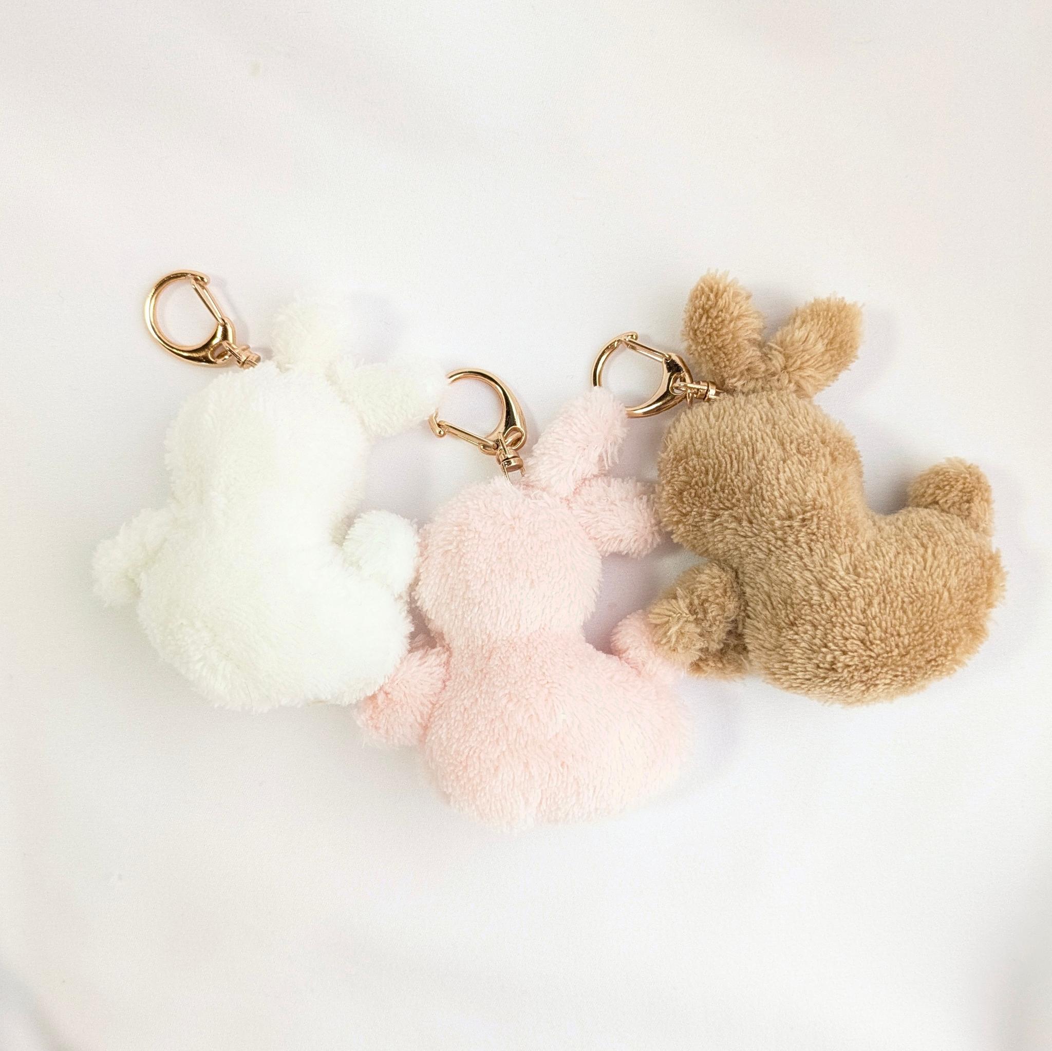 【受注制作】ふわふわうさぎちゃんキーホルダー | 7枚目