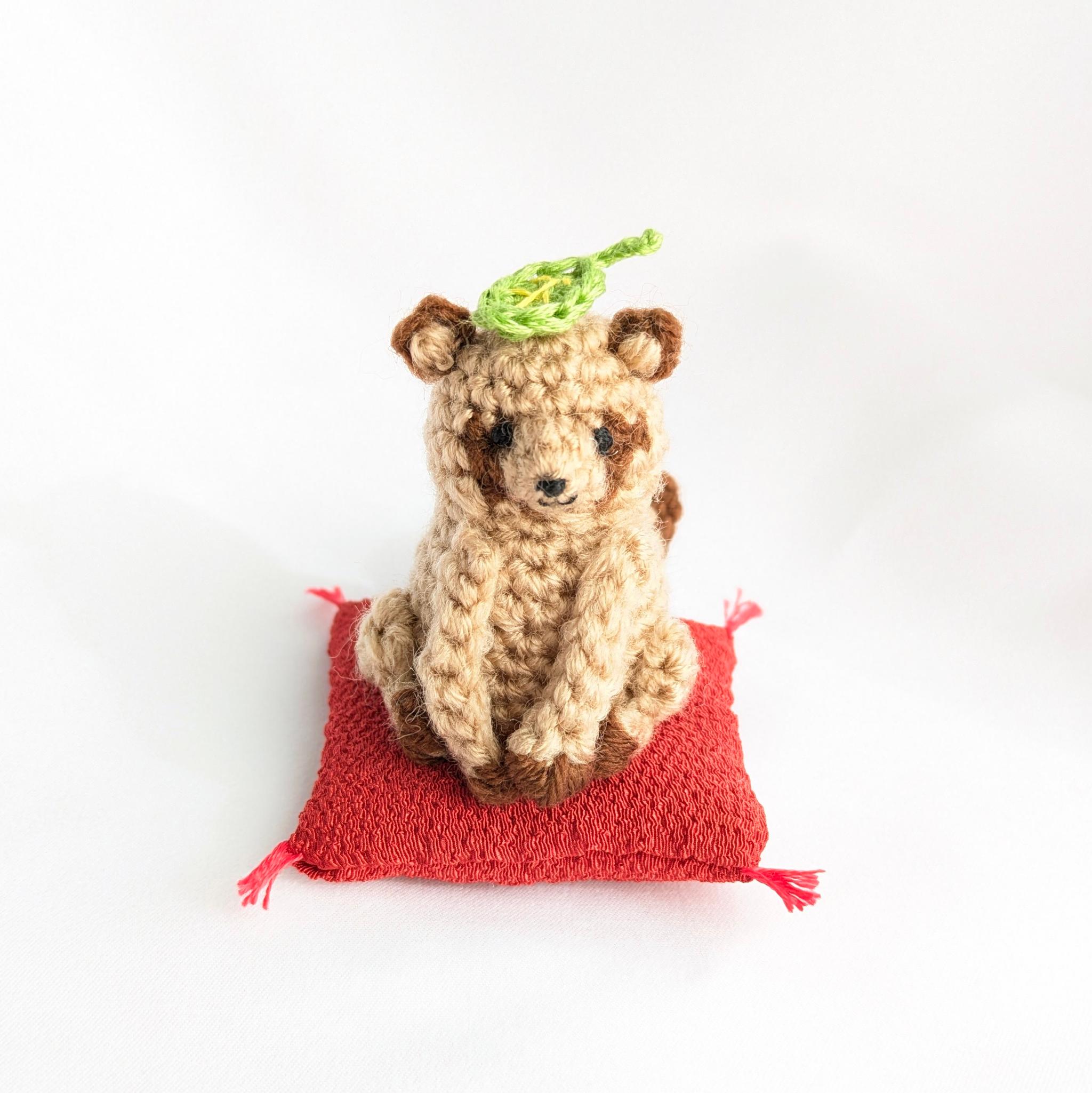 【受注制作】小さなタヌキの置物1枚目の画像