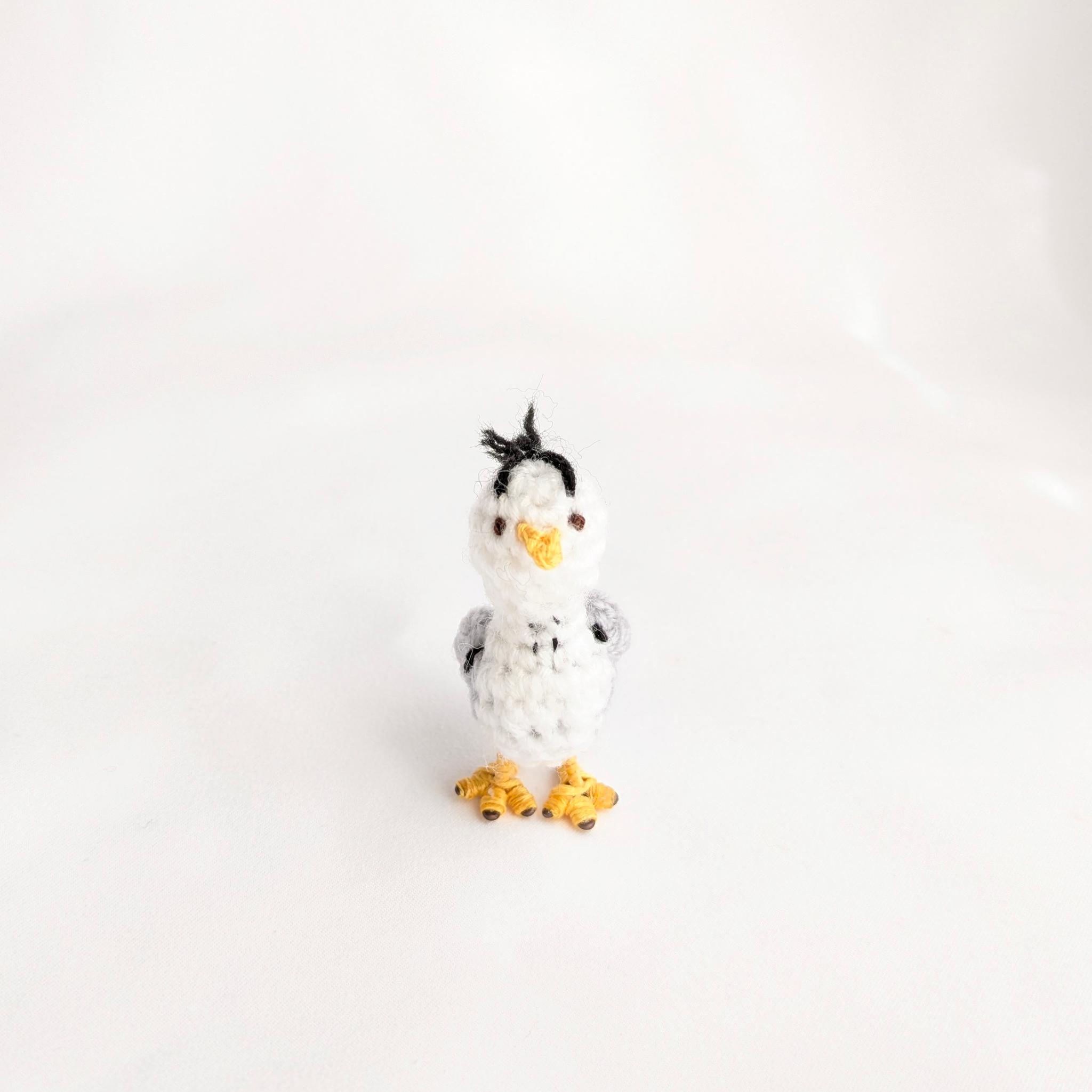 【受注制作】小さなアオサギのあみぐるみ | 2枚目