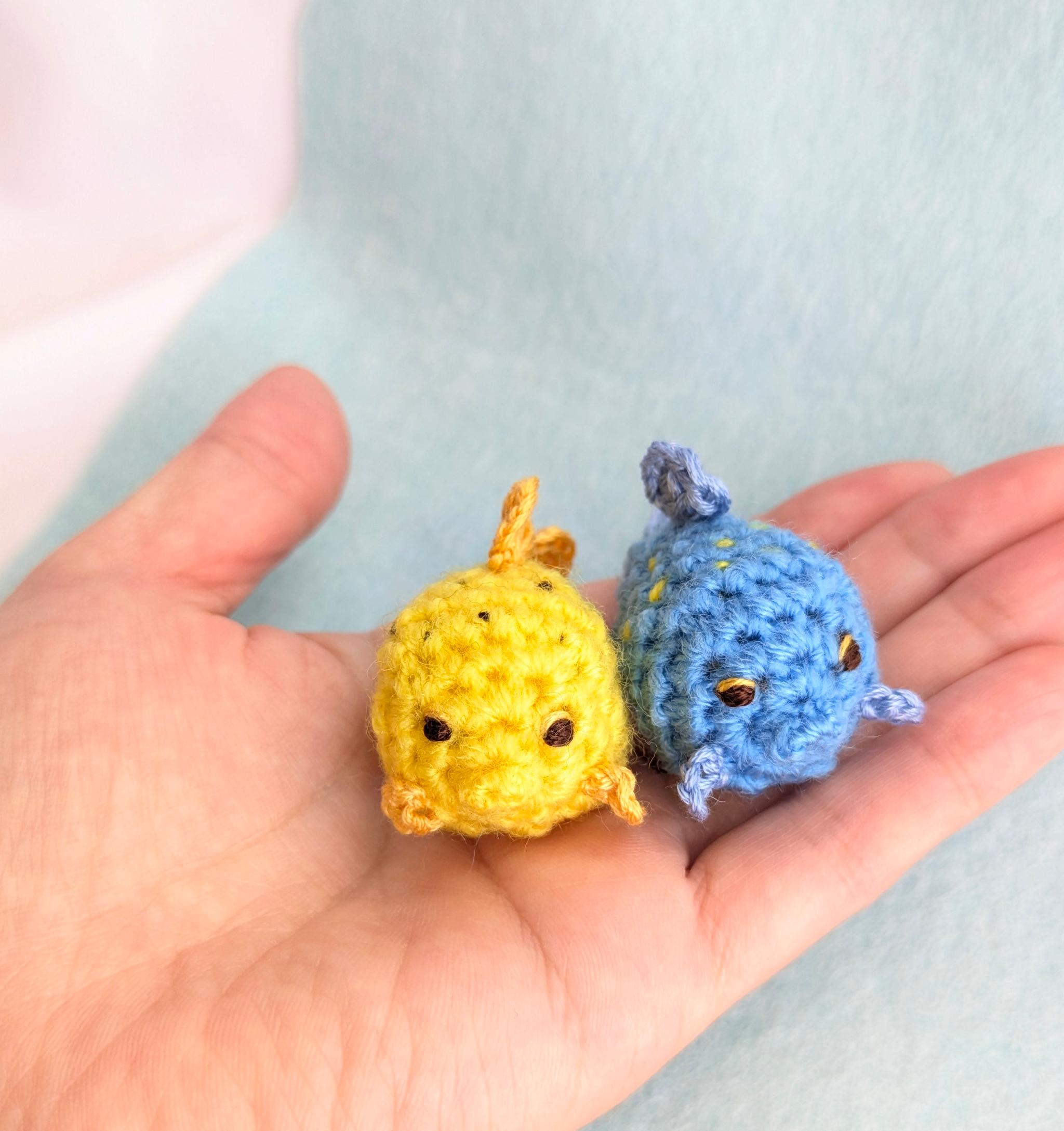 【受注制作】小さなハコフグのあみぐるみ | 8枚目