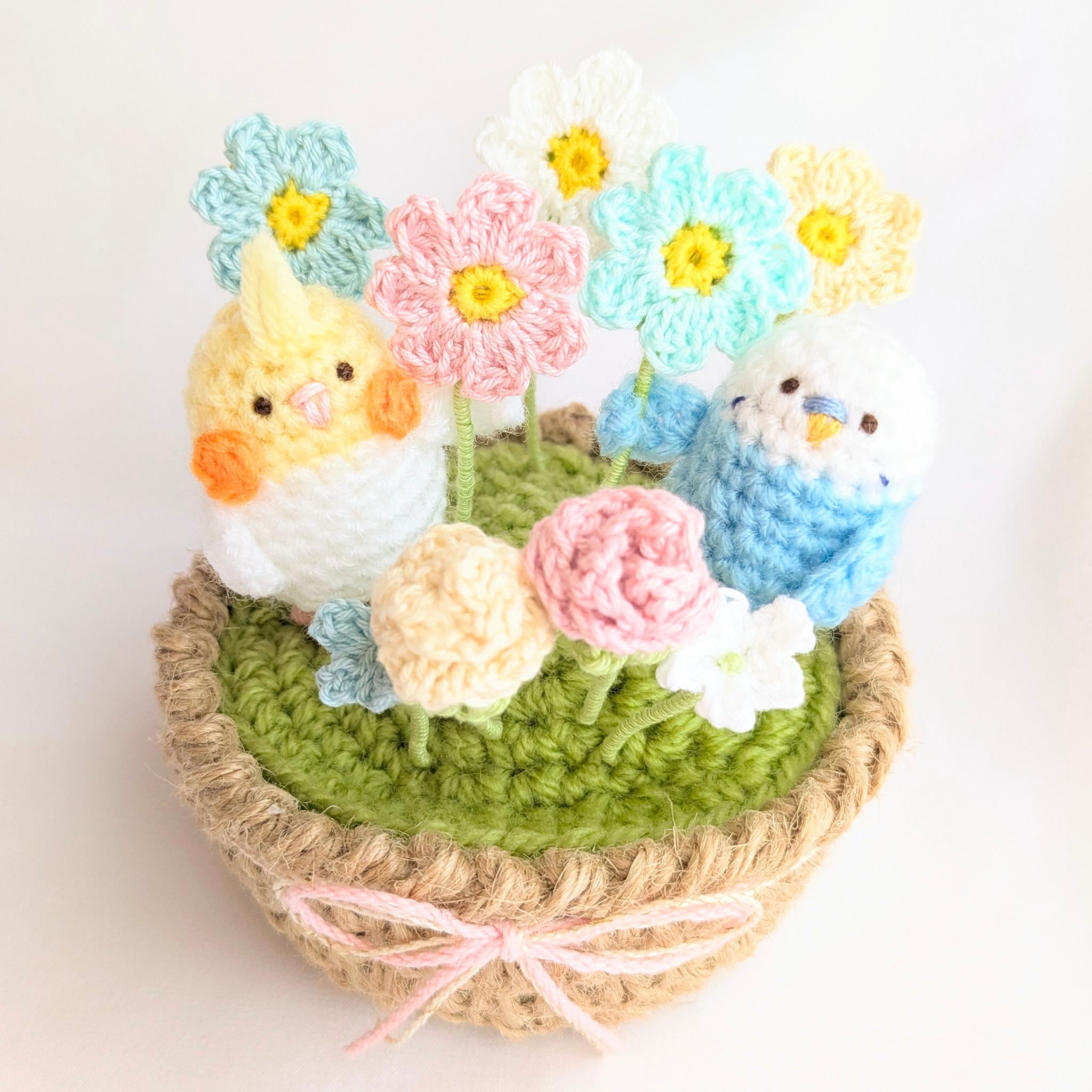 インコちゃんの花かご | 6枚目